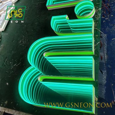Commercial 3D LED Infinity Mirror Letter Sign For Eye Catching Retail Logos