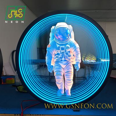 Infinity LED Glow Mirror Light Box For Interior Elegant Retail Atmosphere