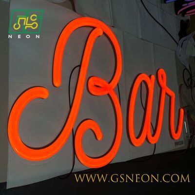 Decorative Bar Acrylic Neon Light Sign Bright Illuminated Acrylic Signage