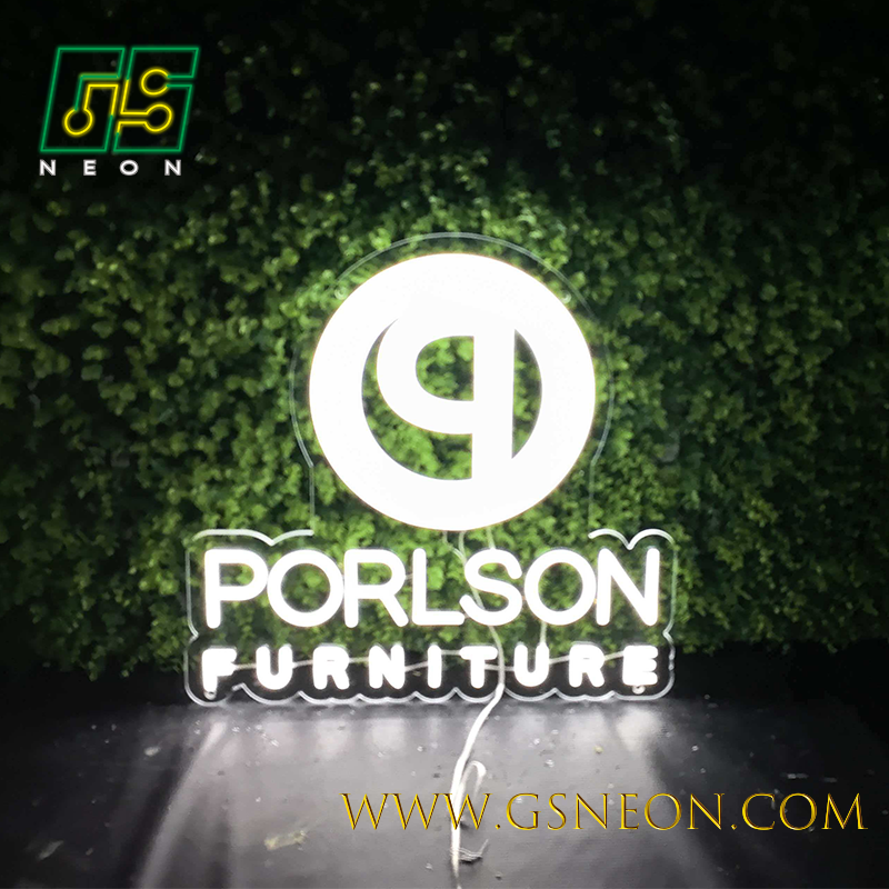 Furniture Shop Custom Logo Neon Sign LED Neon Sign Display For Store Front Office Lobby
