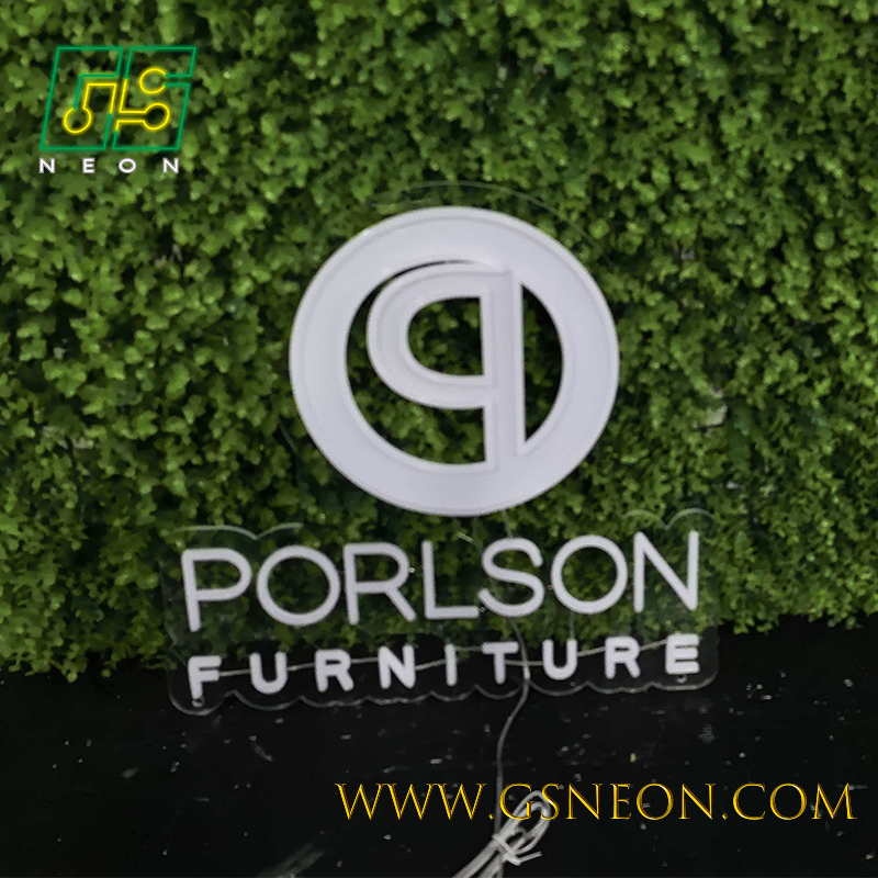 Furniture Shop Custom Logo Neon Sign LED Neon Sign Display For Store Front Office Lobby
