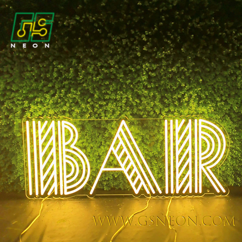 Custom LED 3D Neon Light Sign Bar Neon Logo For Business Home Pub Lounge Display