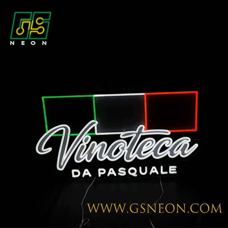 Vinoteca Neon Light Logo Sign Decorative LED Business Neon LED Wall Sign Custom