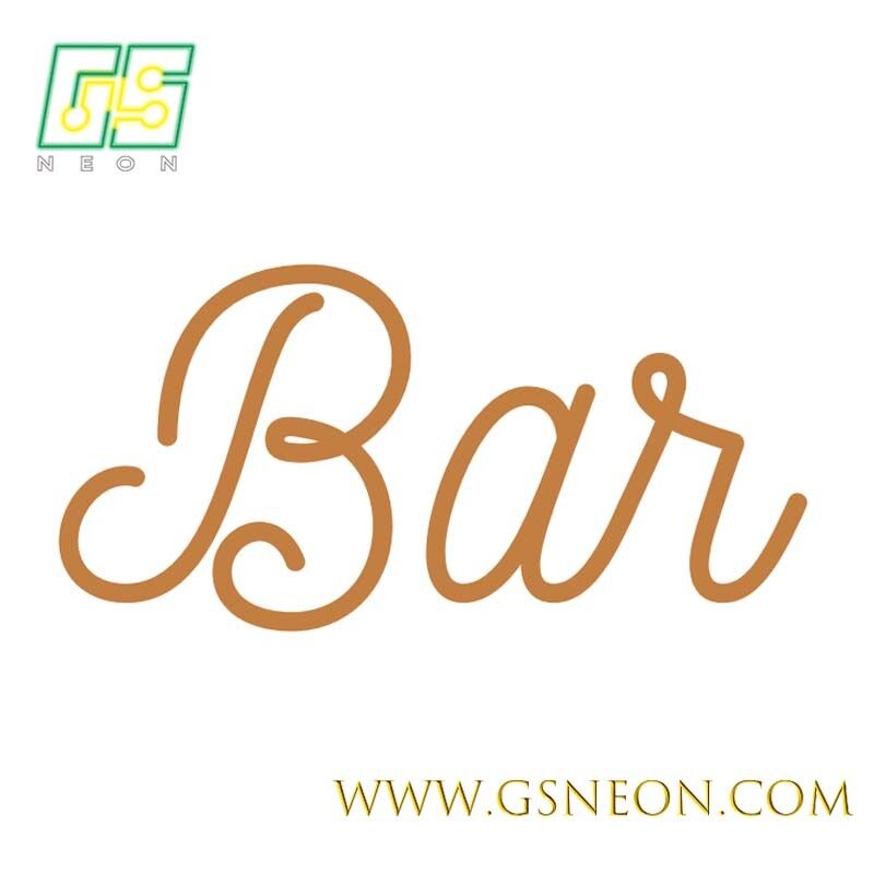 Decorative Bar Acrylic Neon Light Sign Bright Illuminated Acrylic Signage