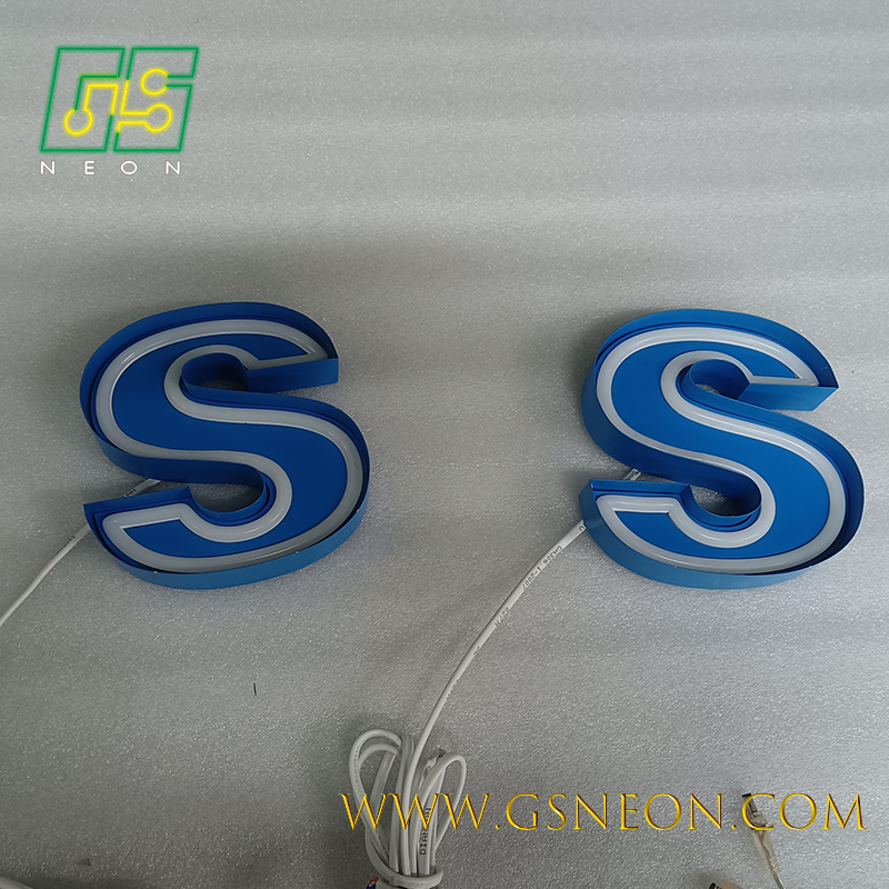 Exposed Neon Channel Letter Signs Outdoor LED Neon Signs Custom