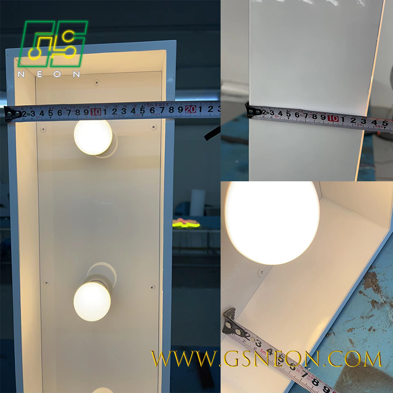 Warm White LED Marquee Letter Sign Custom Glowing Neon Alphabet Letters For Event Decor